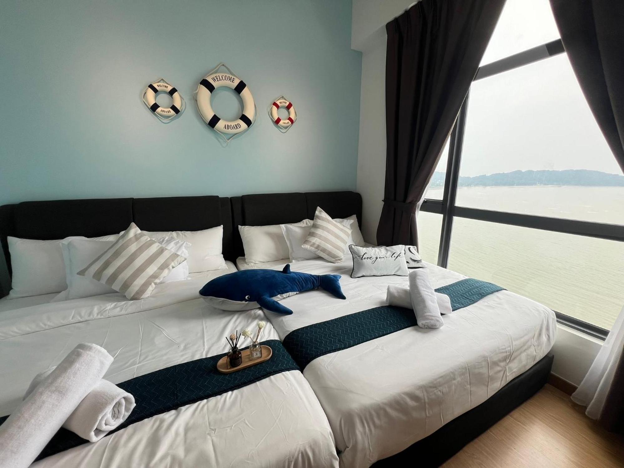 Oceanbay2 Seaview 6Pax Studio Netflix A-18-12 Kuantan Exteriör bild